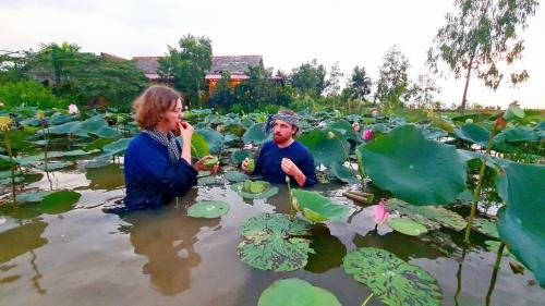 Επισκέπτες που μένουν στο Việt Mekong Farmstay