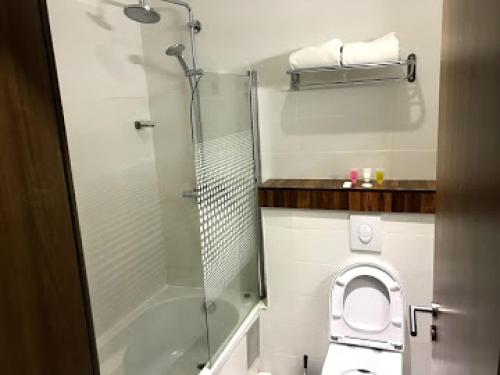 Bilik mandi di Best Westerln Plus Deluxe Suite