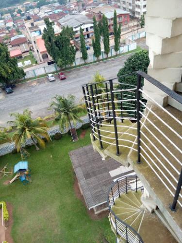 a view of a city from a balcony of a building at Premier Hotel-ibadan in Ibadan