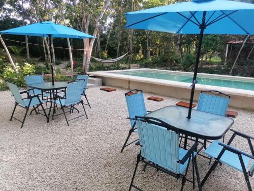 Bazén v ubytování BACALAR INN Hotel nebo v jeho okolí