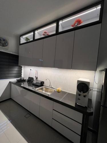 Dapur atau dapur kecil di Tpg Creek Lodge