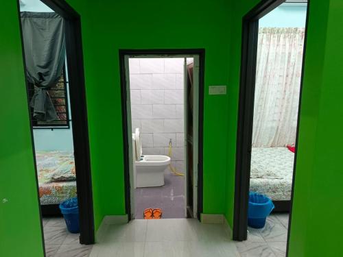 Koupelna v ubytování AFNAN Homestay