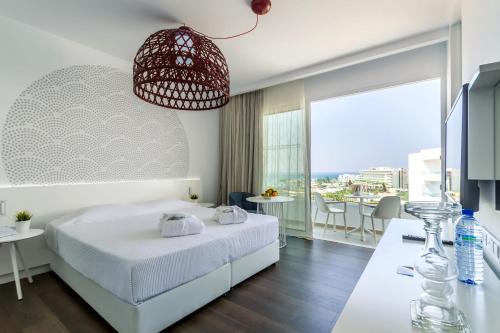 Voodi või voodid majutusasutuse MARGADINA HOTEL toas