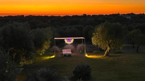 Lever ou coucher de soleil vu de le B&B/chambre d'hôtes ou à proximité