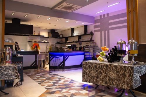 Kuchyň nebo kuchyňský kout v ubytování Classy Suite Taksim