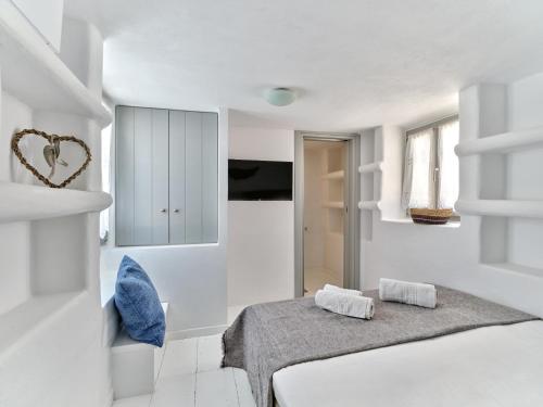 Apleton Villas Parosにあるベッド
