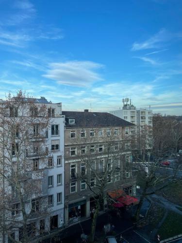 a view of an apartment building in a city at Hampton By Hilton Frankfurt City Centre East in Frankfurt