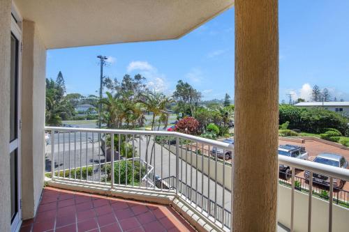 Μπαλκόνι ή βεράντα στο Crystal Beachfront Apartments