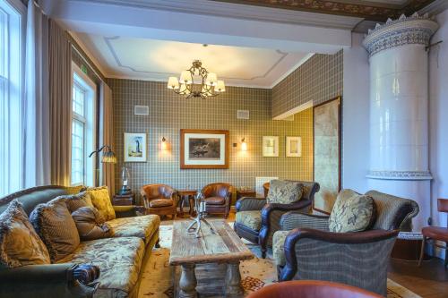 Zona de estar de Eriksberg Hotel & Nature Reserve