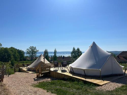 Příroda nedaleko luxury tent