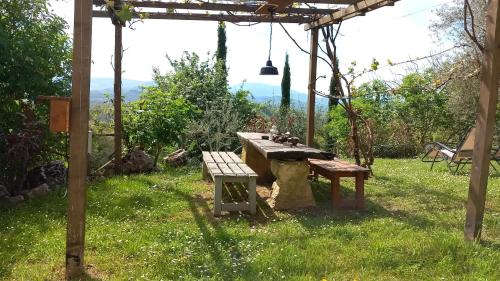 Κήπος έξω από το Agriturismo Montesalce