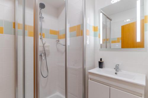 Koupelna v ubytování Cozy Santa Cruz