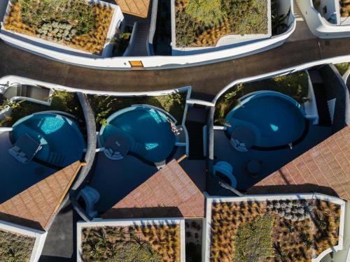 Vista aerea di Secret Path Luxury Villas