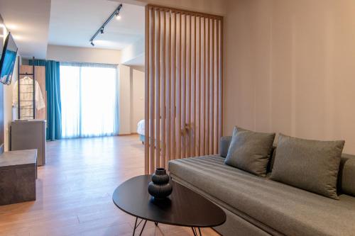 Posezení v ubytování KOSMAPOLITAN hotel