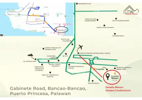 Gambar di galeri bagi Family Getaway 2BR Condo Near Palawan Airport with Gym - B2 1Kunzite di Puerto Princesa City