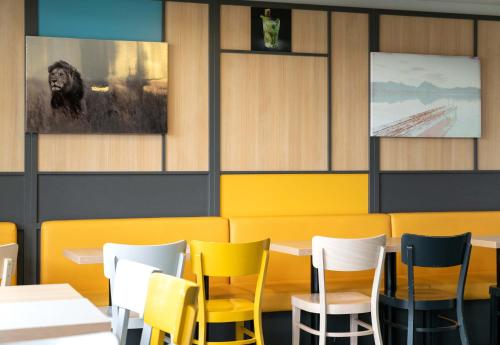 Ruang duduk di B&B HOTEL Le Havre Harfleur 1