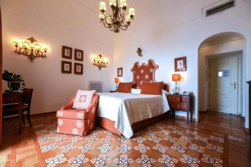 Una cama o camas en una habitación de Buca Di Bacco