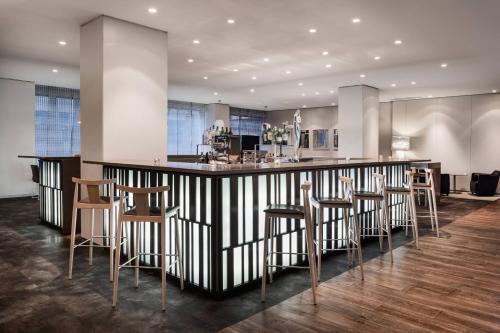 Reštaurácia alebo iné gastronomické zariadenie v ubytovaní AC Hotel Iberia Las Palmas by Marriott