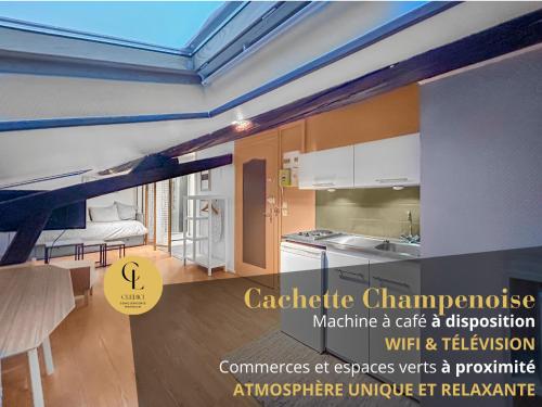 Cachette Champenoise - Downtown, Wifi , 2 pers