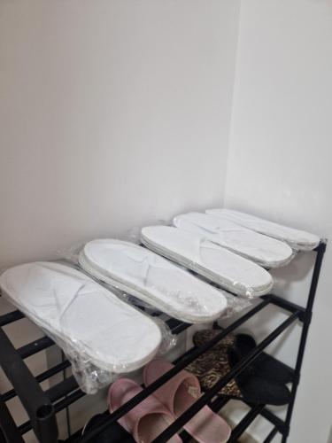 Ένα ή περισσότερα κρεβάτια σε δωμάτιο στο Apartman Mina