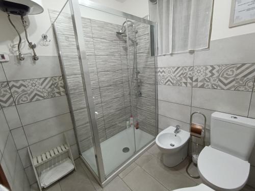 A bathroom at Casa Emanuele