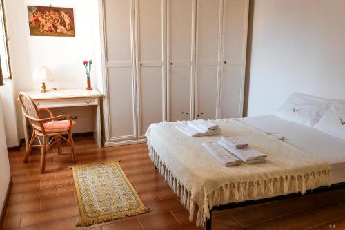 Cama o camas de una habitación en Hostel San Mercurio
