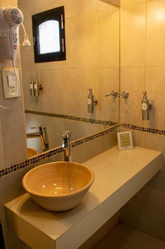 Koupelna v ubytování Hotel del Tren