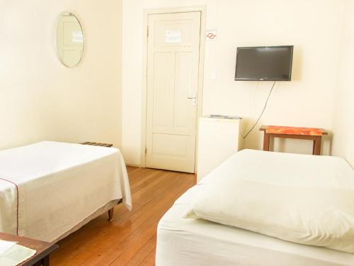 Katil atau katil-katil dalam bilik di Hotel Caldas da Imperatriz
