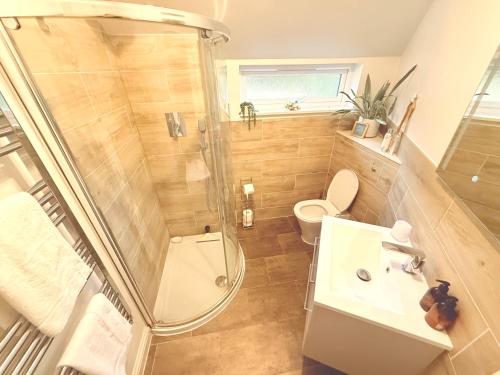 Koupelna v ubytování The Old Coach House