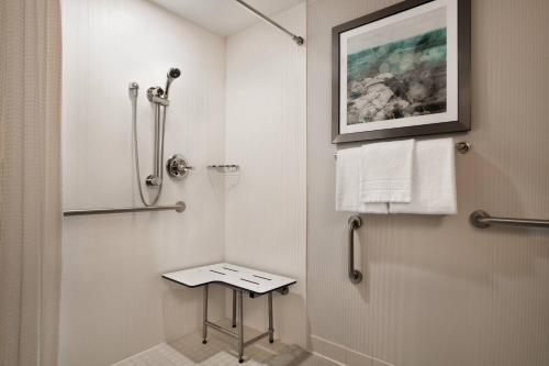 Ένα μπάνιο στο Courtyard by Marriott Middletown Goshen
