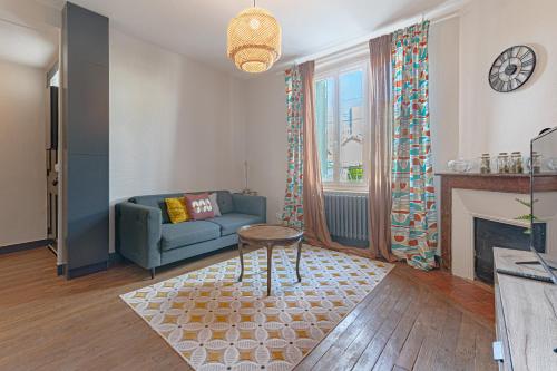 Χώρος καθιστικού στο MAISON AMPERE