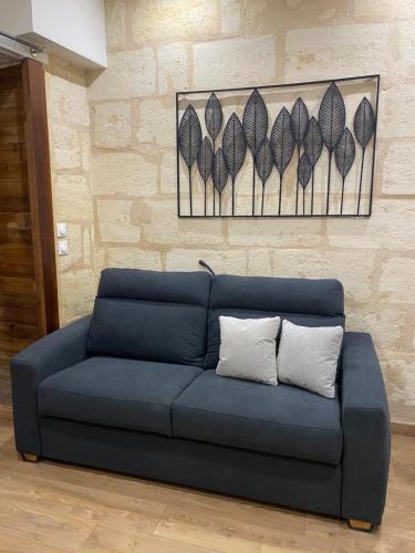 Coin salon dans l'établissement Appartement en face de la gare Saint Jean