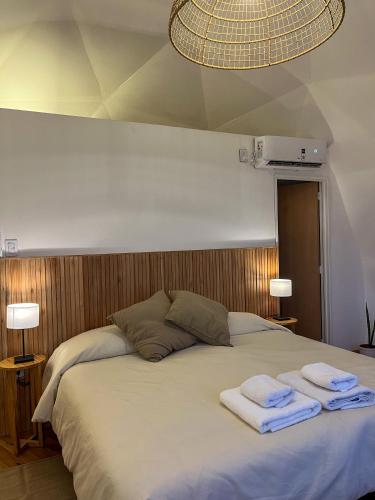 Letto o letti in una camera di Colmena EcoGlamping