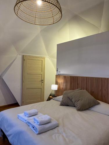Letto o letti in una camera di Colmena EcoGlamping