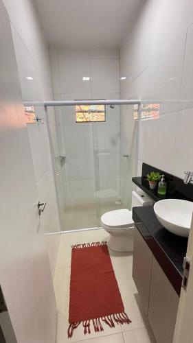 Koupelna v ubytování Casa temporada Barreirinhas