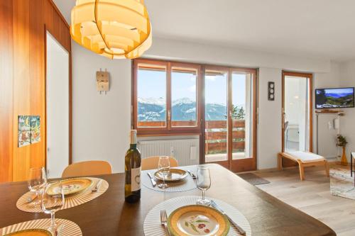 Appartement avec magnifique vue sur la vallée