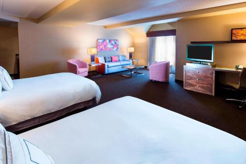 Voodi või voodid majutusasutuse Courtyard Marriott Lake Placid toas