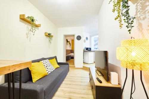 BE-0 - Appartement F1 pour 1-2 pers au RDC au centre de Mulhouse