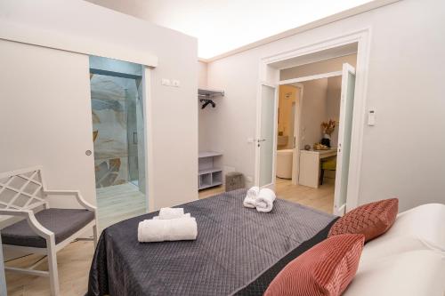 Postel nebo postele na pokoji v ubytování Scic House