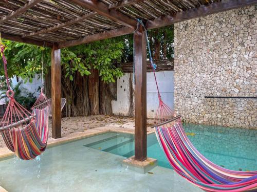 Πισίνα στο ή κοντά στο Casa Grande 5 Blocks To Montejo