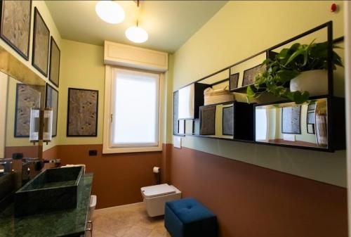 Posezení v ubytování Wellness Home Sarnico