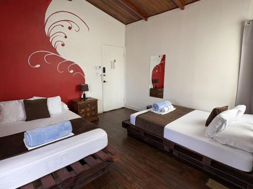Postel nebo postele na pokoji v ubytování Eco Stay Hostel