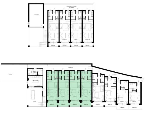 Κάτοψη του Il Bagnolo Eco Lodge