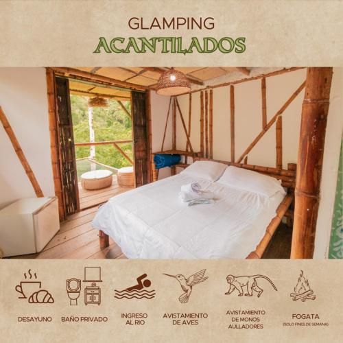 A bed or beds in a room at Victoria Ecolodge