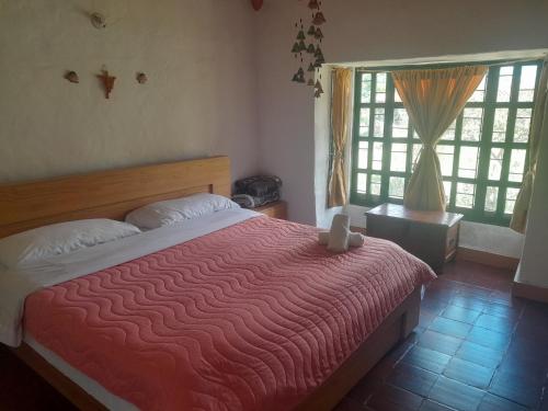 Ένα ή περισσότερα κρεβάτια σε δωμάτιο στο Villa mar