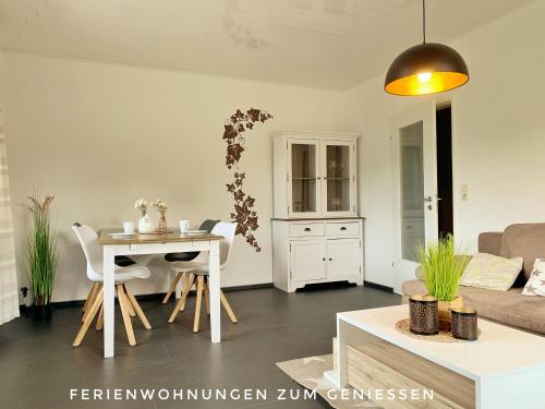 Η κουζίνα ή μικρή κουζίνα στο Ferienwohnung Nordstern