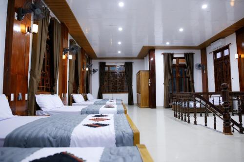 Χώρος καθιστικού στο Ngọc Trâm Homestay