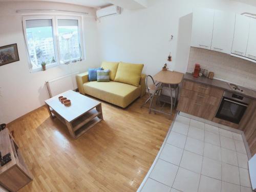 Kuchyň nebo kuchyňský kout v ubytování Oleander Apartment