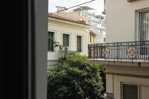 Airy Athens Suitesにあるバルコニーまたはテラス