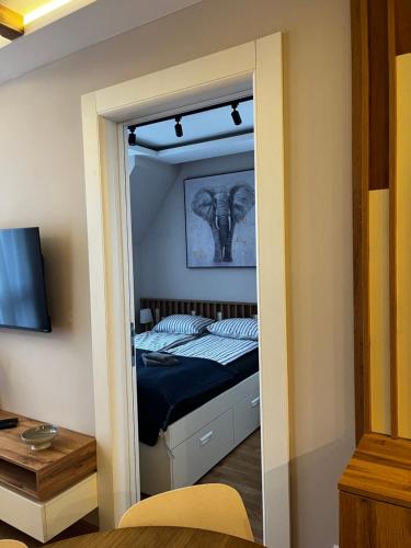 Ein Bett oder Betten in einem Zimmer der Unterkunft Šumska staza Divčibare apartmani
